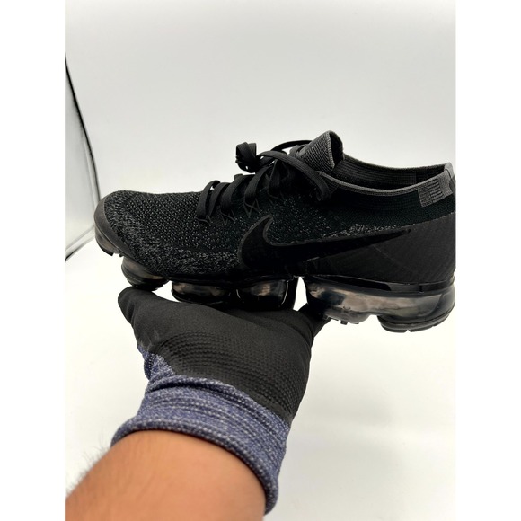 Nike Air VaporMax 849557-006 Women 9 Running Shoes Triple Black Athletic Sneaker - Picture 8 of 11